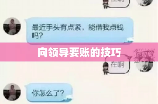 向领导要账的技巧