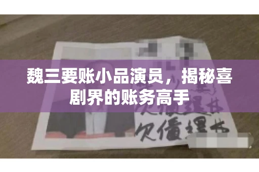 魏三要账小品演员，揭秘喜剧界的账务高手