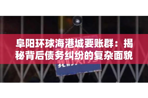 阜阳环球海港城要账群：揭秘背后债务纠纷的复杂面貌